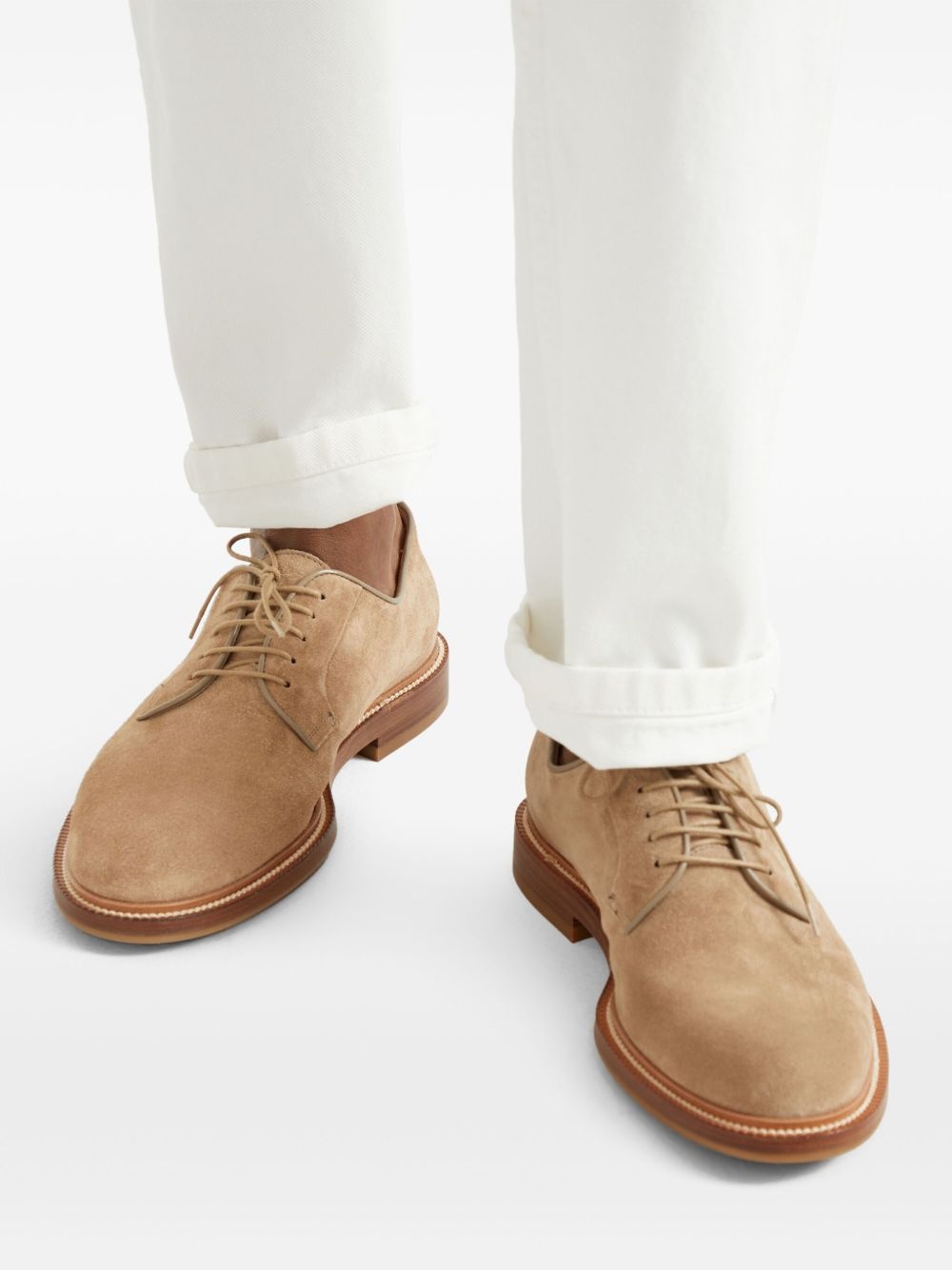 suede derbu shoes - 5