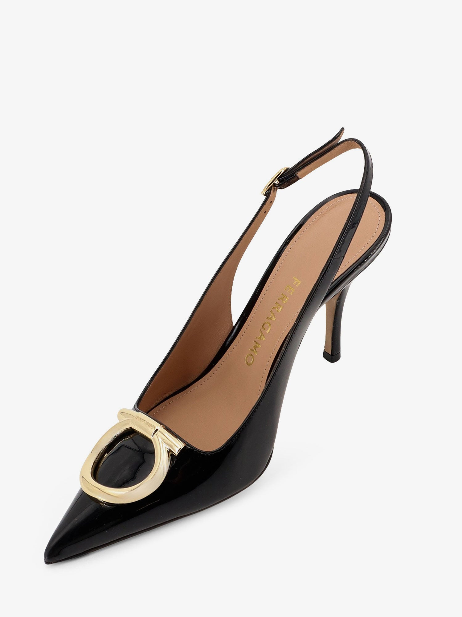 Sara Patent Leather Slingback Pumps - 4