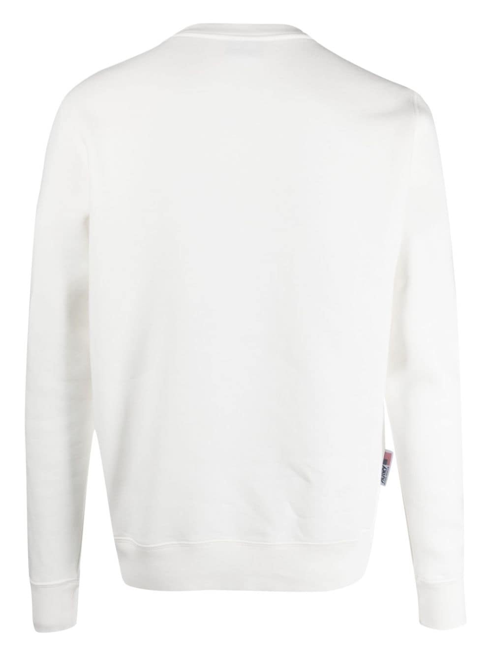 logo-embroidered cotton sweatshirt - 2