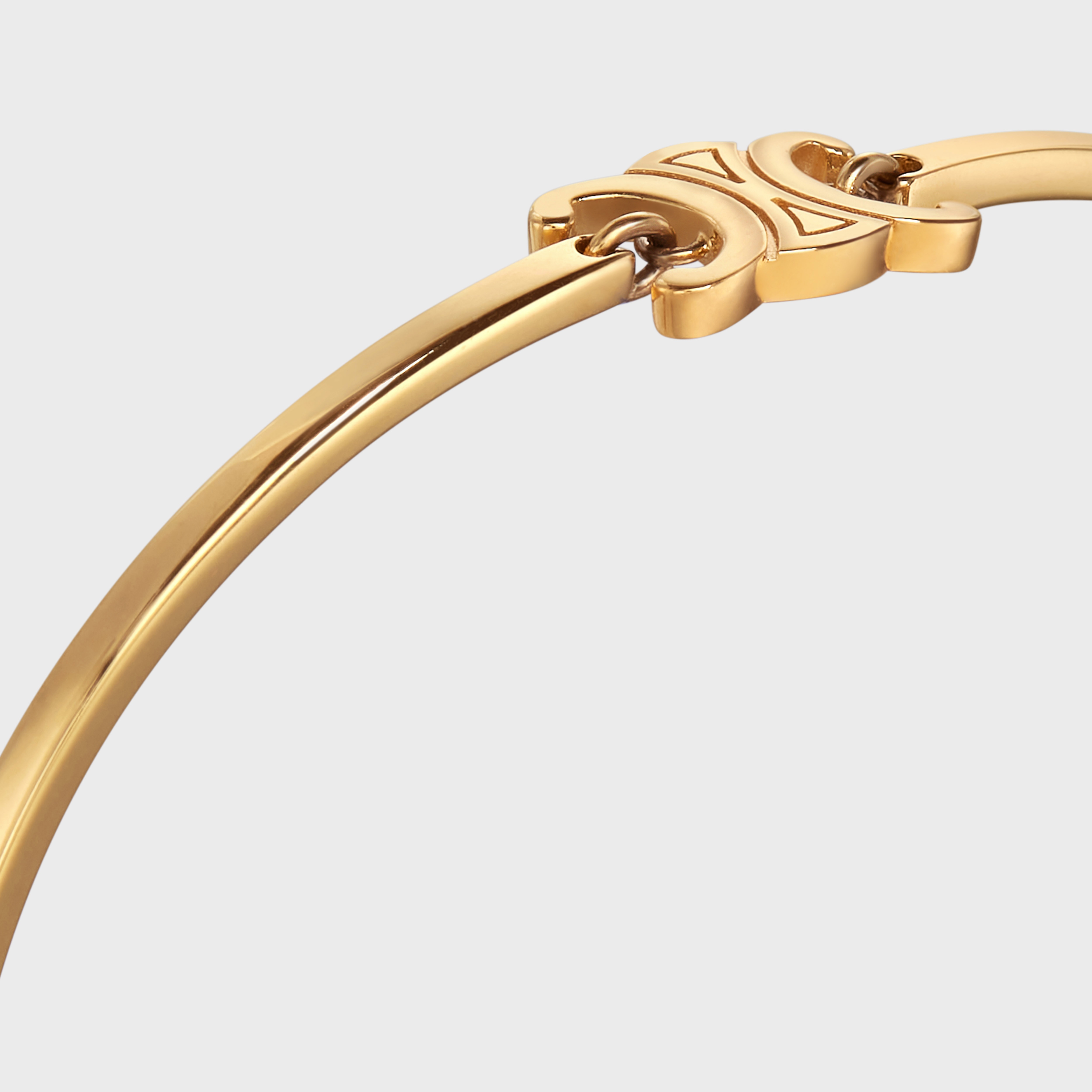 Triomphe Articulated Bracelet in Brass with Gold Finish - 4