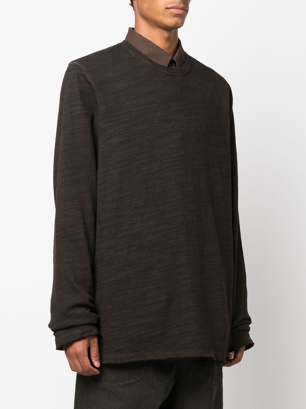 round-neck knit jumper - 3