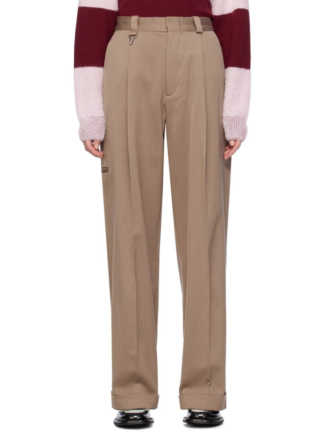 Beige Roxane Trousers - 1