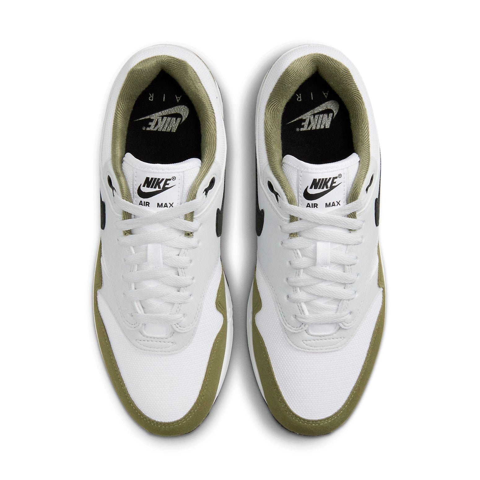 Nike Air Max 1 'White Black Medium Olive' FD9082-102 - 4