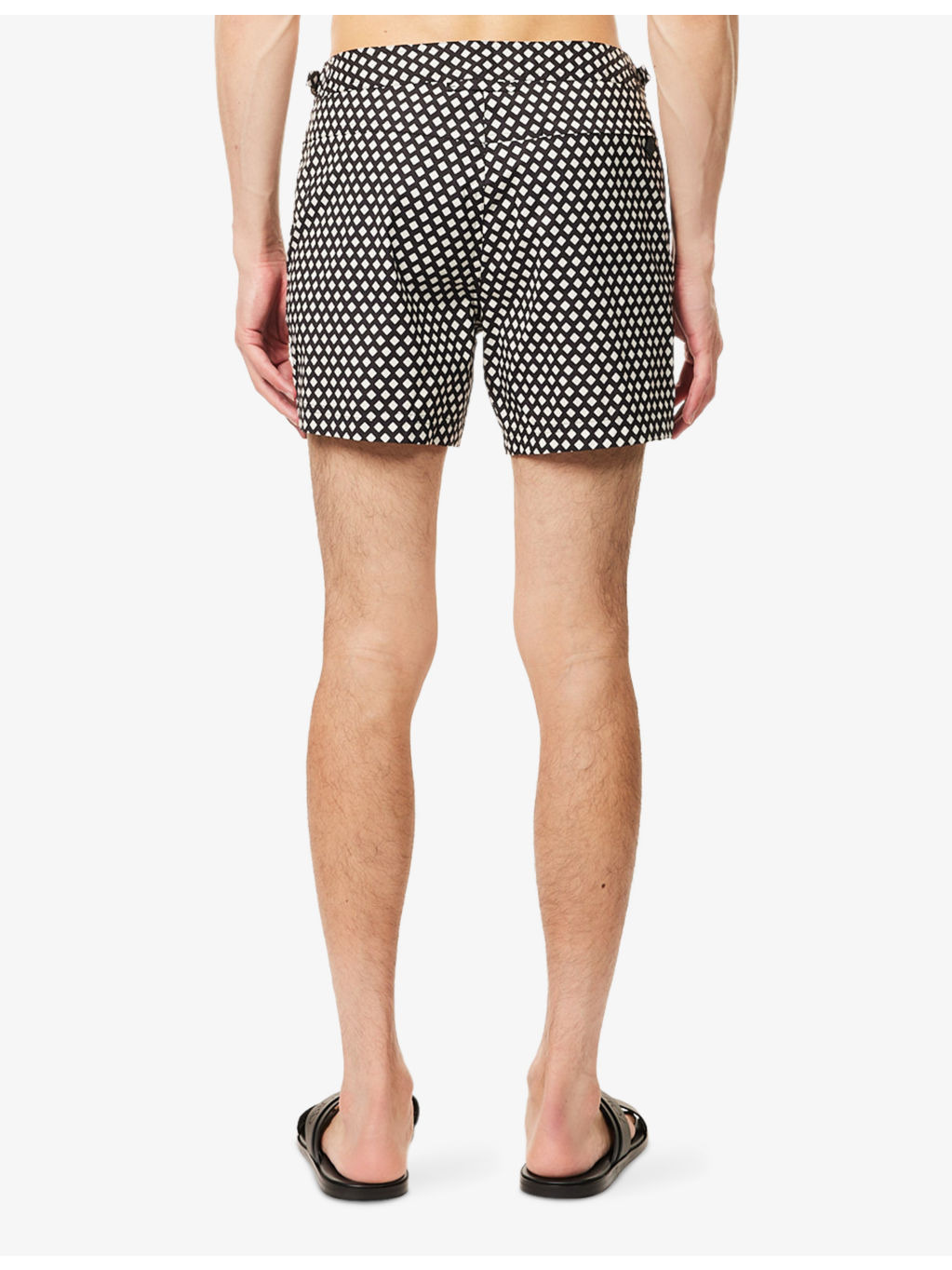 Regular-Fit Graphic-Pattern Woven Swim Shorts - 4