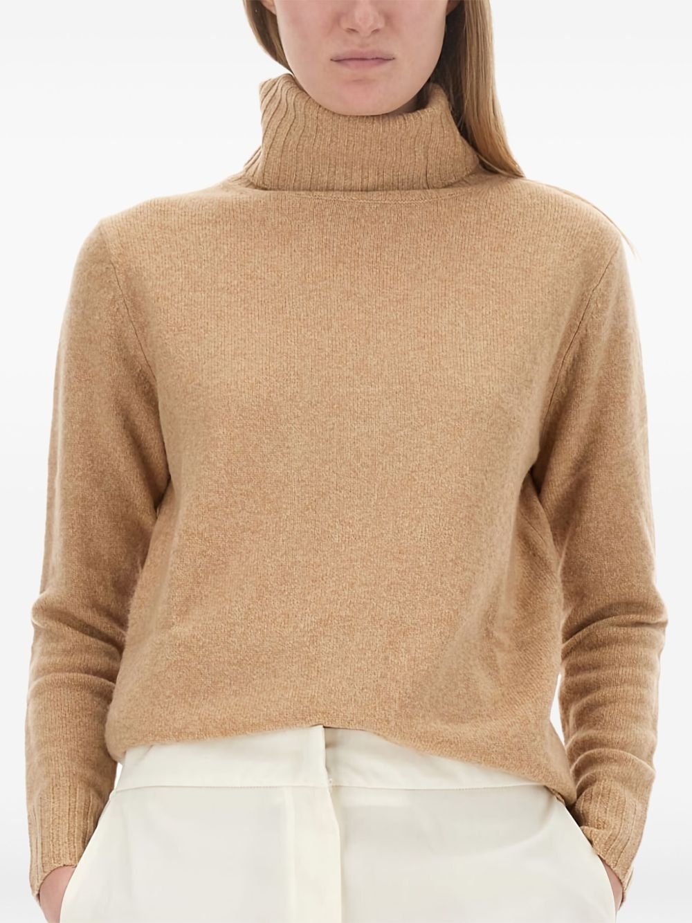 turtleneck long-sleeves sweater - 3