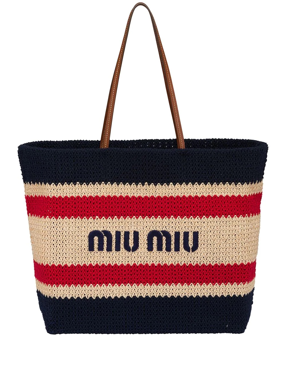 logo-print tote bag - 1