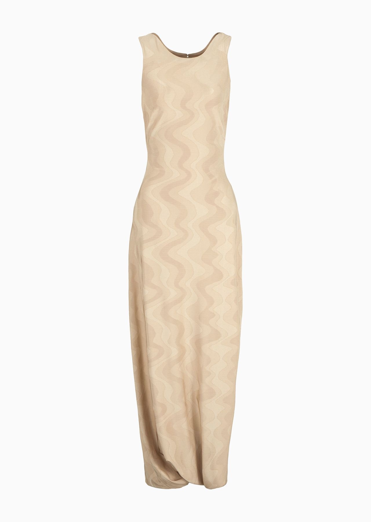 ASV jacquard stretch viscose jersey long dress - 1
