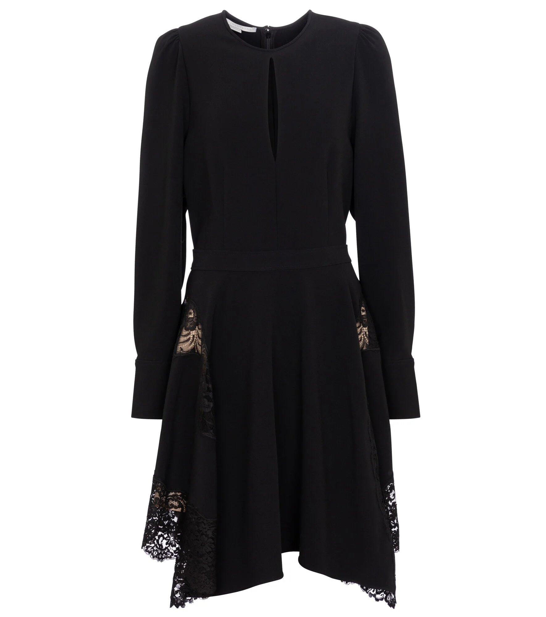 Celeste lace-trimmed cady minidress - 1