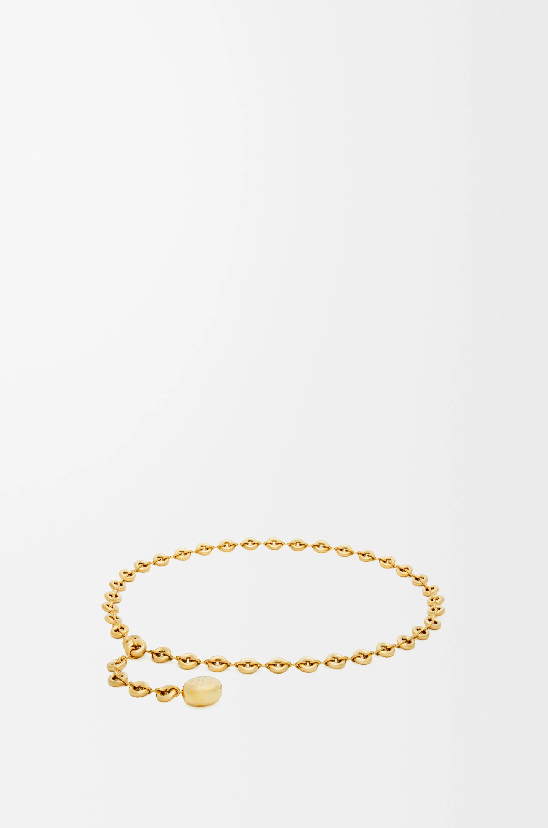 Donut chain belt in brass - 1