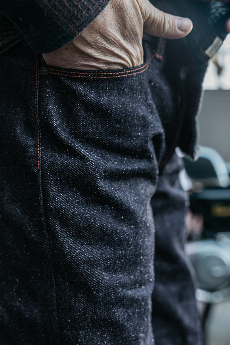 HIROSHI KATO The Barrel Classic Straight Old Nep - Indigo Raw 13.5oz Selvedge outlook