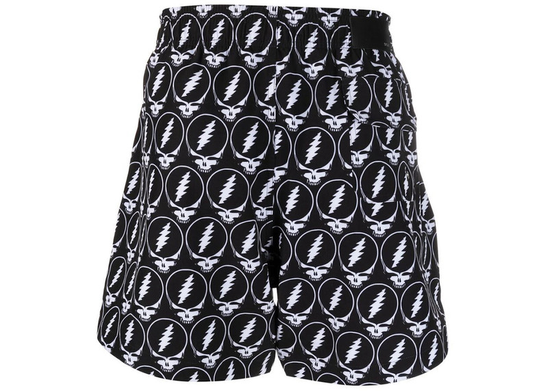 AMIRI AMIRI Grateful Dead Skull Swim Shorts Black outlook