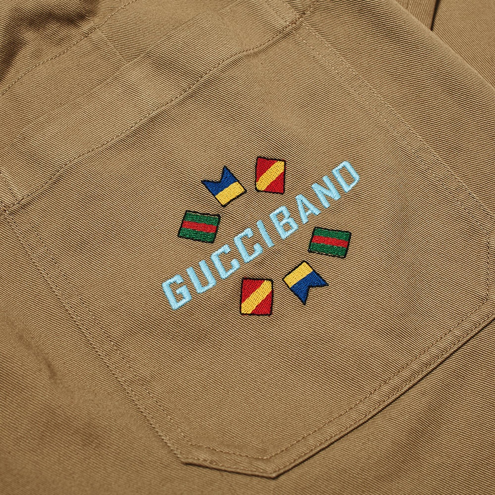 Gucci Band Logo Pocket Twill Drawstring Chino - 3