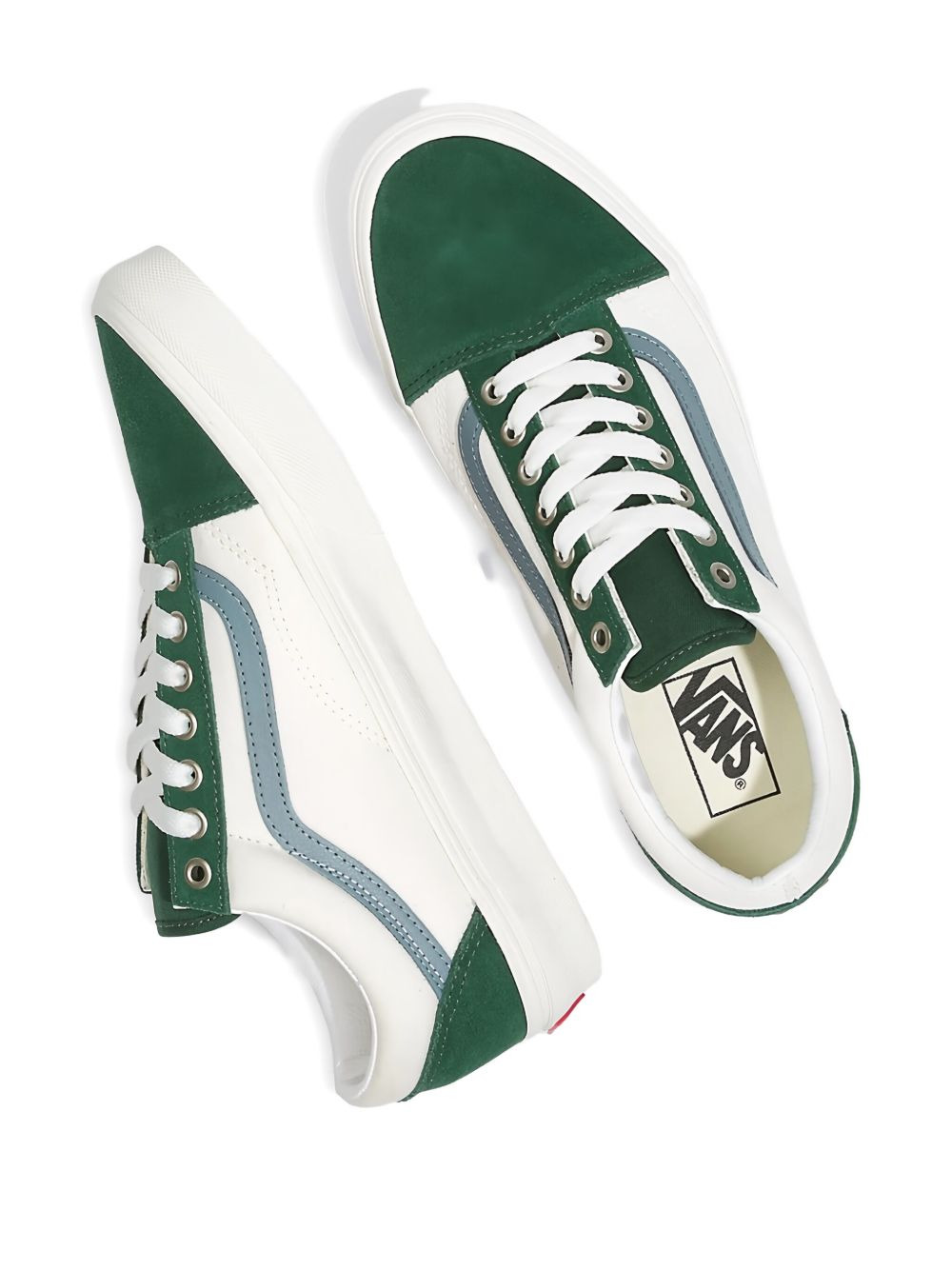Old Skool "White/Green" sneakers - 3