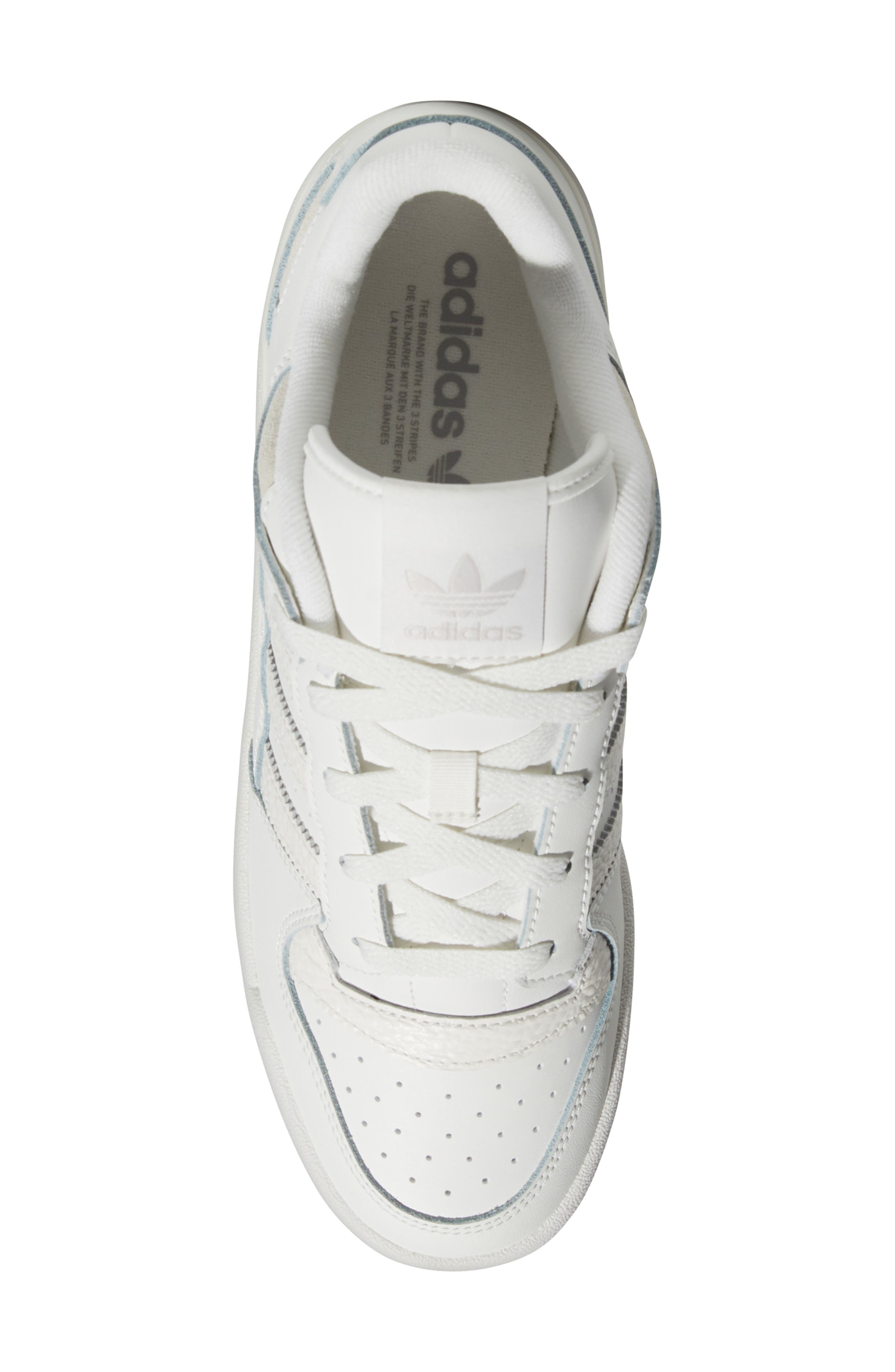 adidas Forum Low CL Sneaker in White/White/Grey at Nordstrom - 4