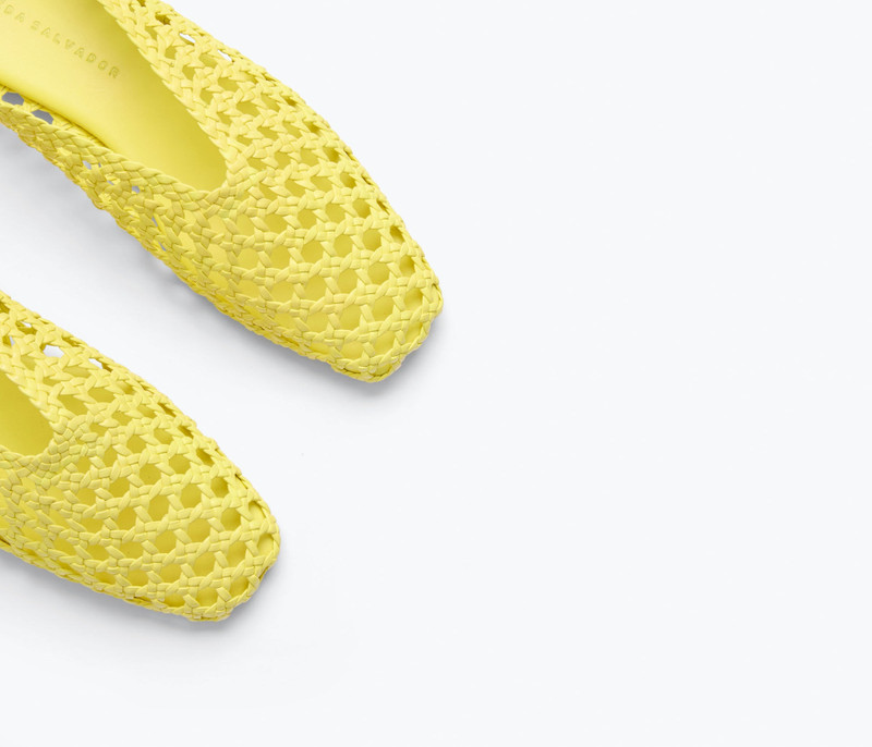 ETTA WOVEN ANKLE LACE-UP FLAT 7
