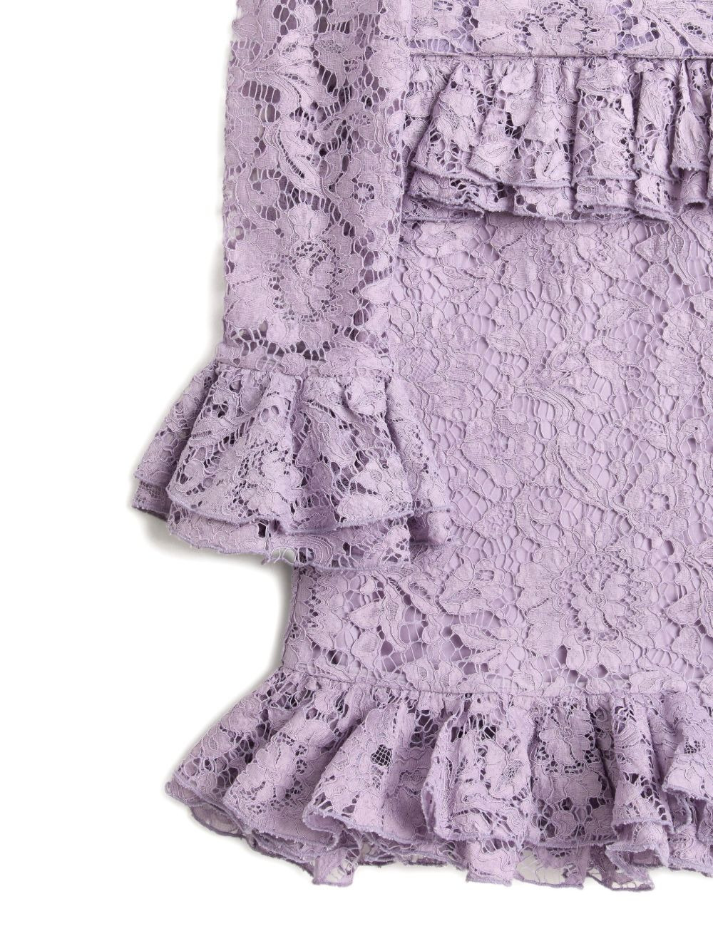 floral-lace mini dress - 2