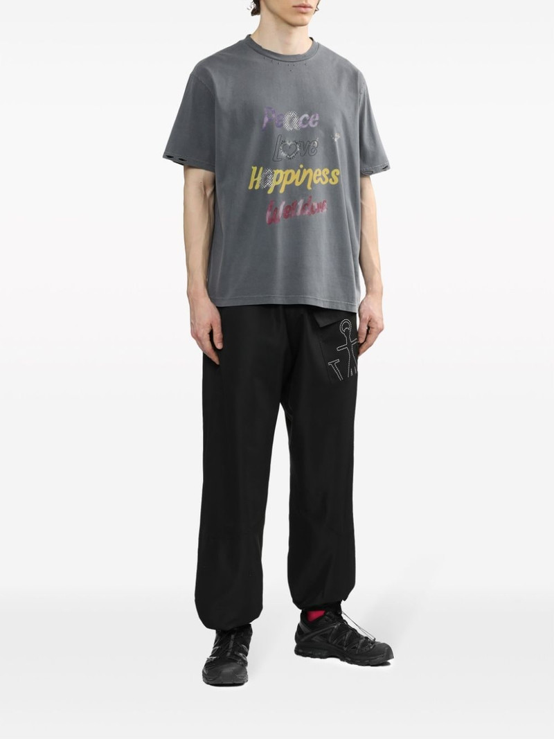 We11done slogan-print cottton T-shirt outlook