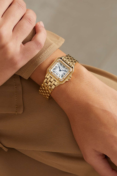 Cartier Panthère de Cartier medium 26.7mm 18-karat gold diamond watch outlook