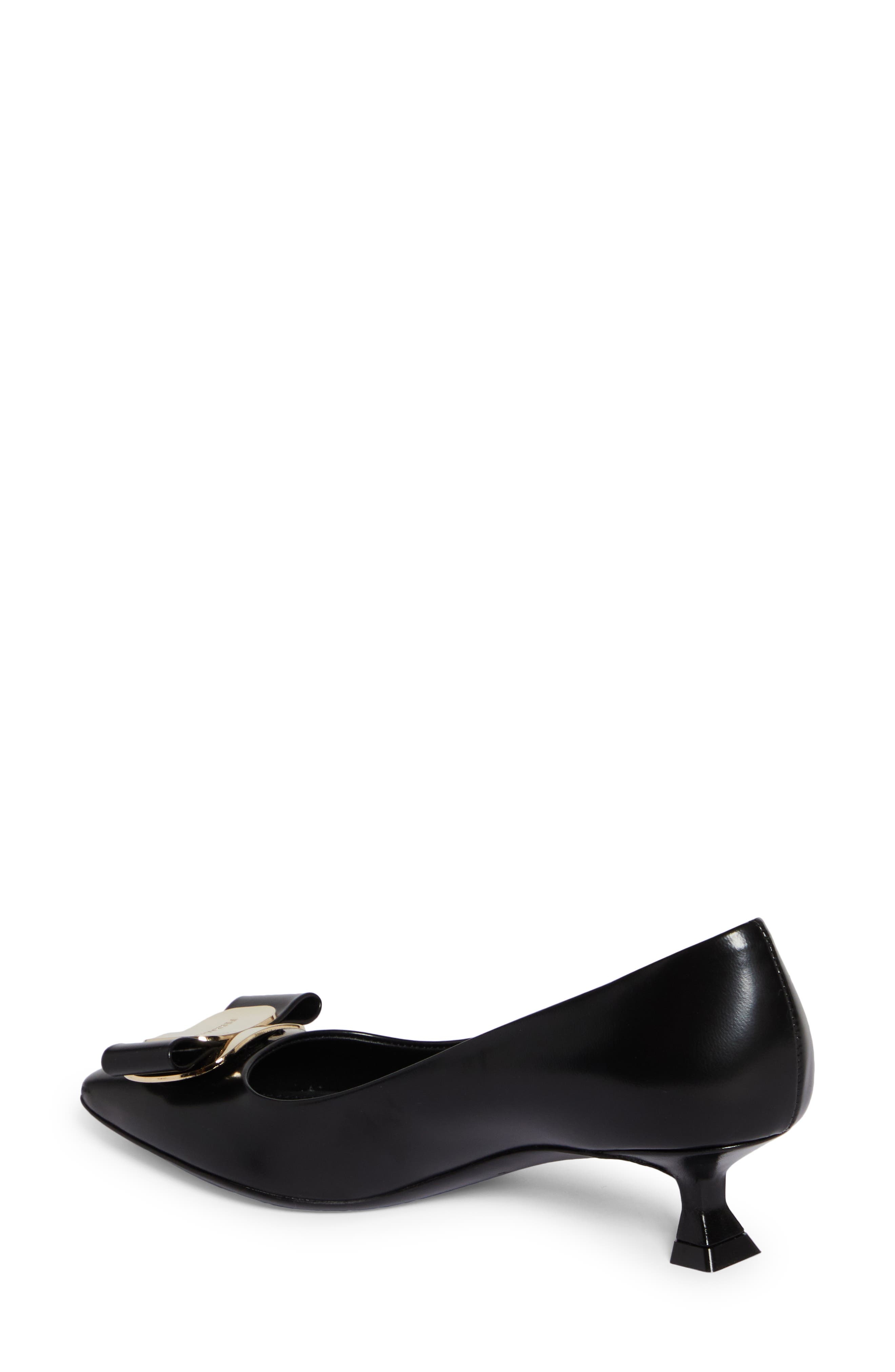 Zelma Bow Kitten Heel Pointed Toe Pump - 2