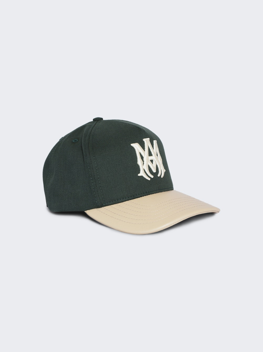 Two Tone Canvas Hat Dark Palm - 5