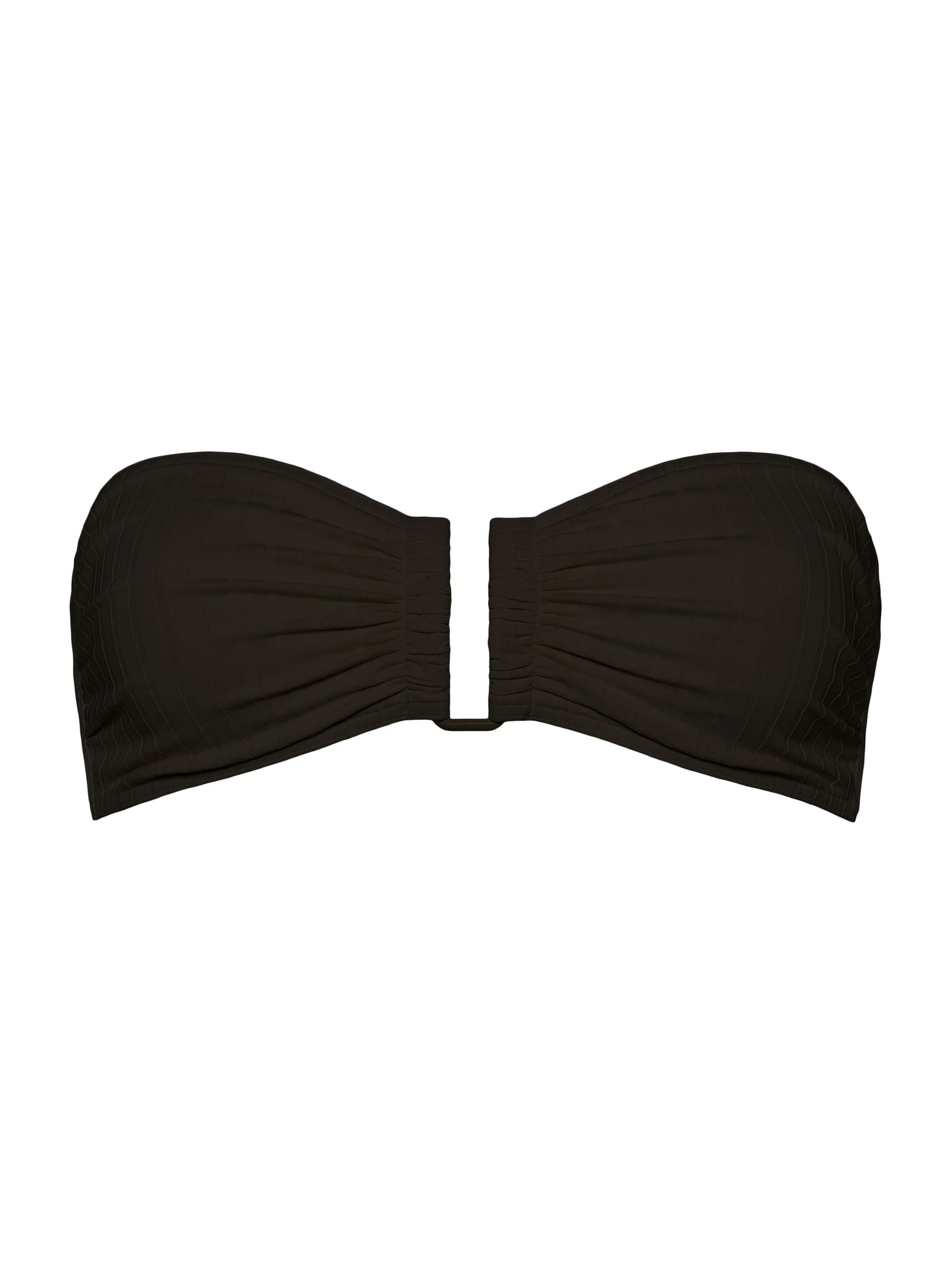 Women's Playa Bandeau Bikini Top - Noir - 1