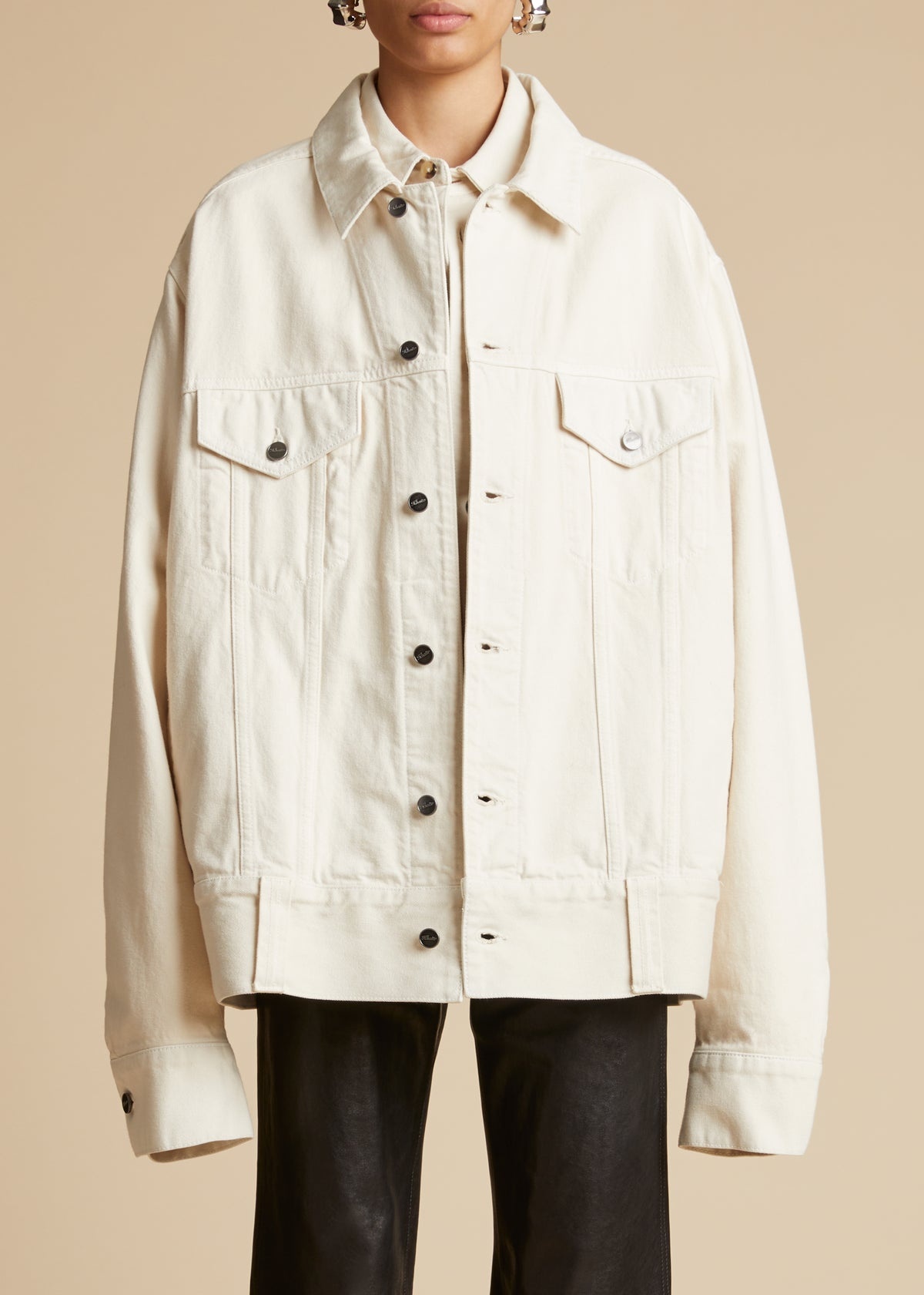 The Grizzo Jacket in Ivory - 2