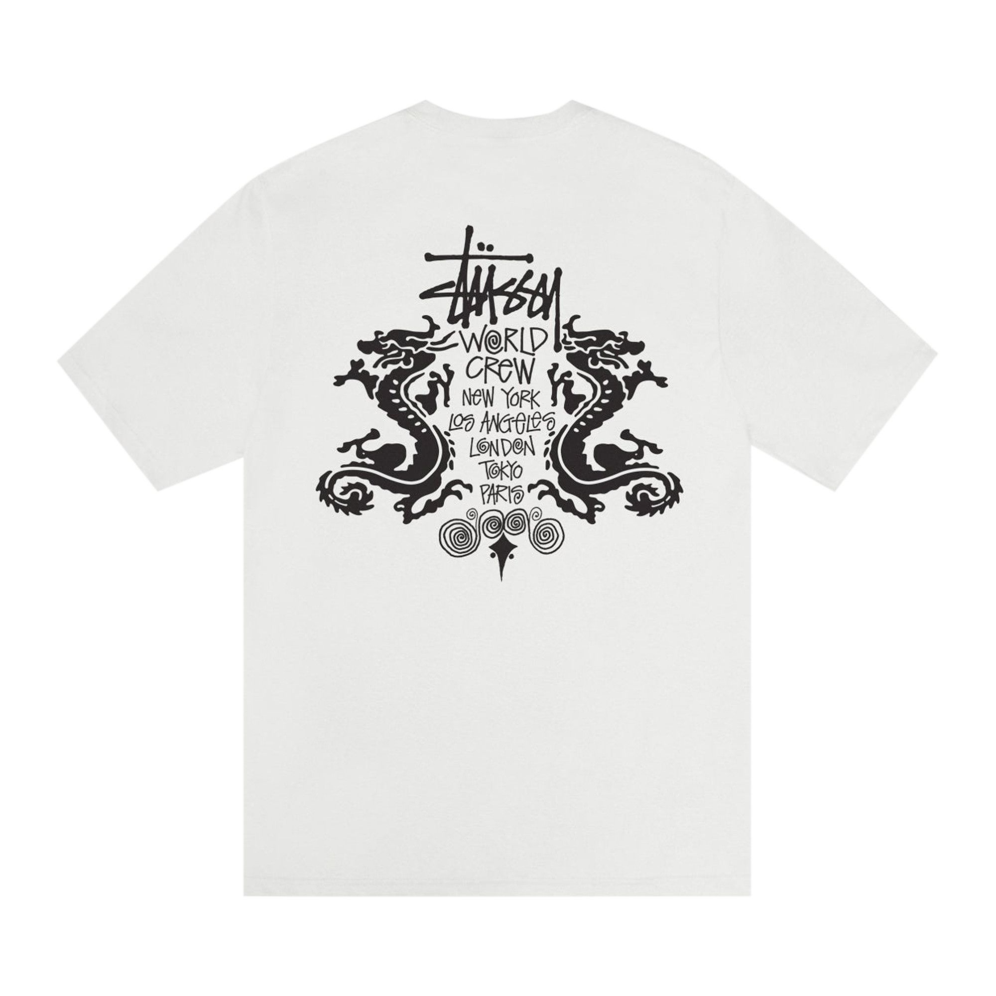 Stussy Double Dragon Tee Pigment Dyed 'Natural' - 2