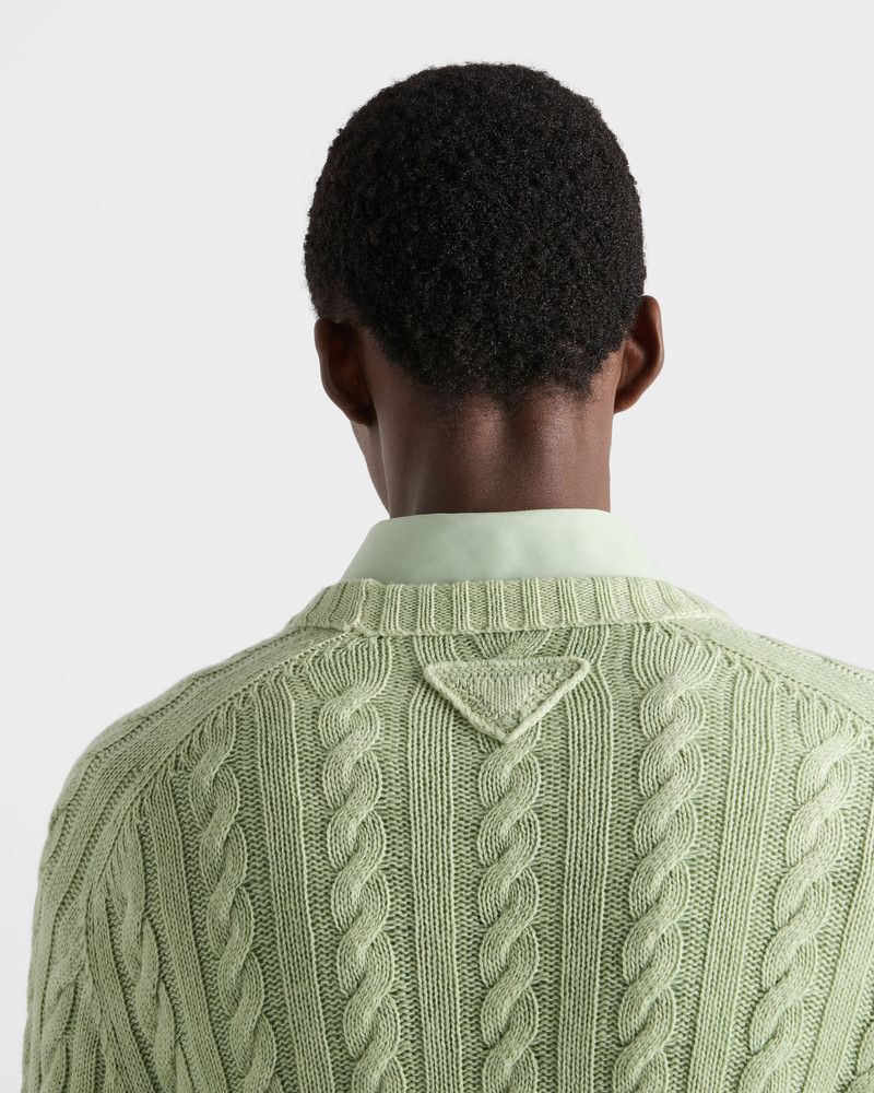 Wool and cashmere crew-neck sweater 6