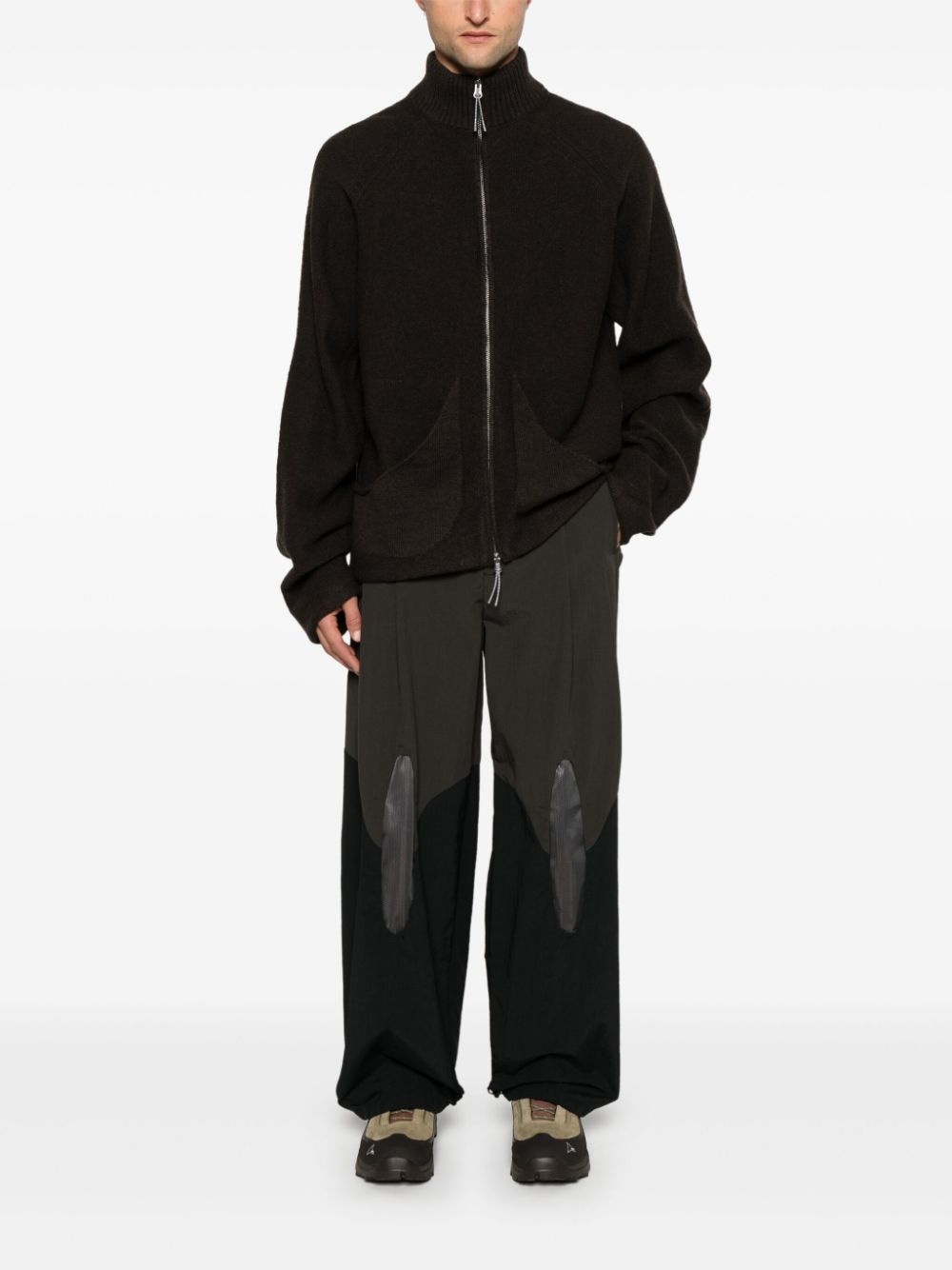 zip-up cardigan - 2