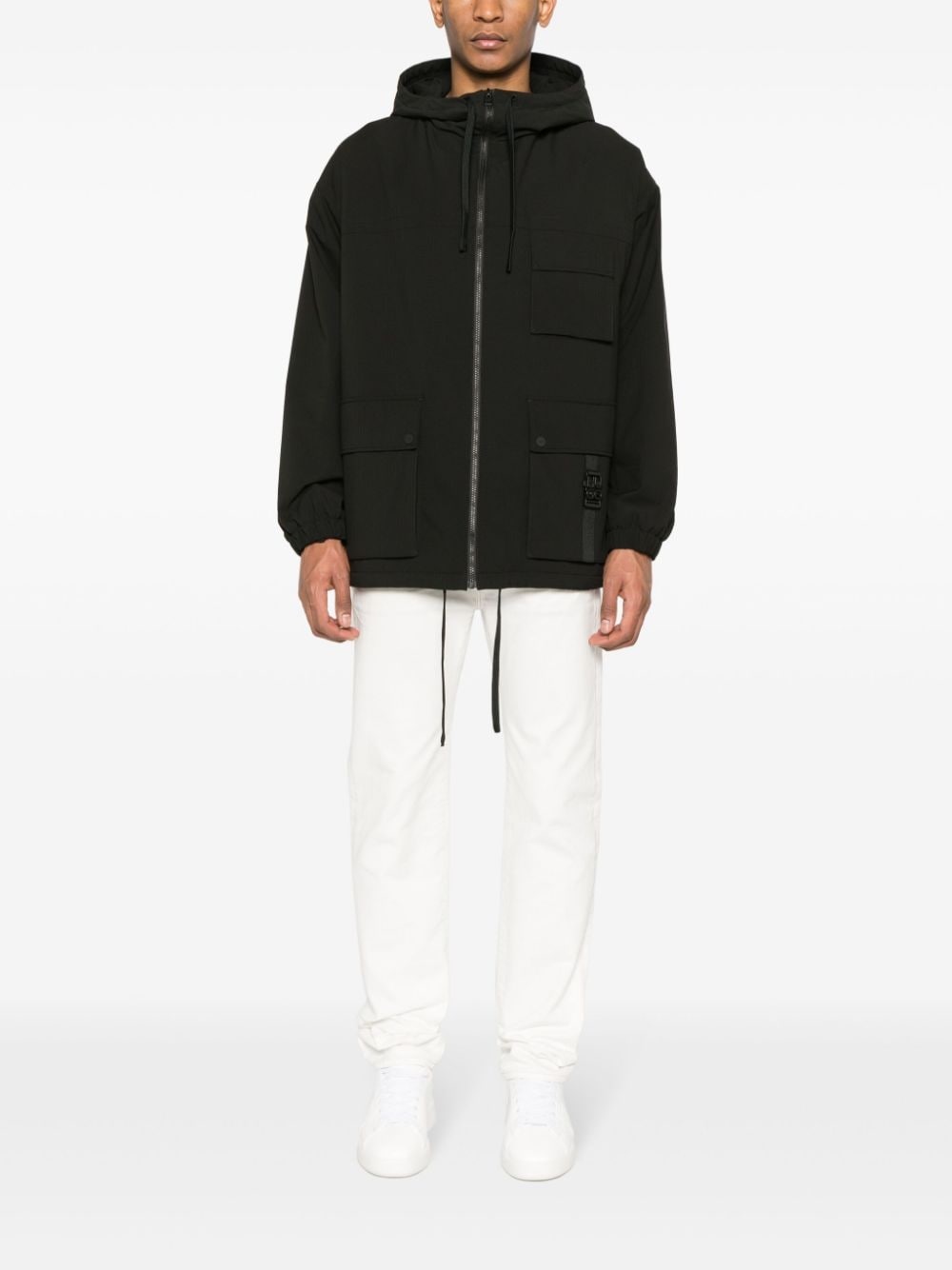 ripstop hooded cargo jacket - 2
