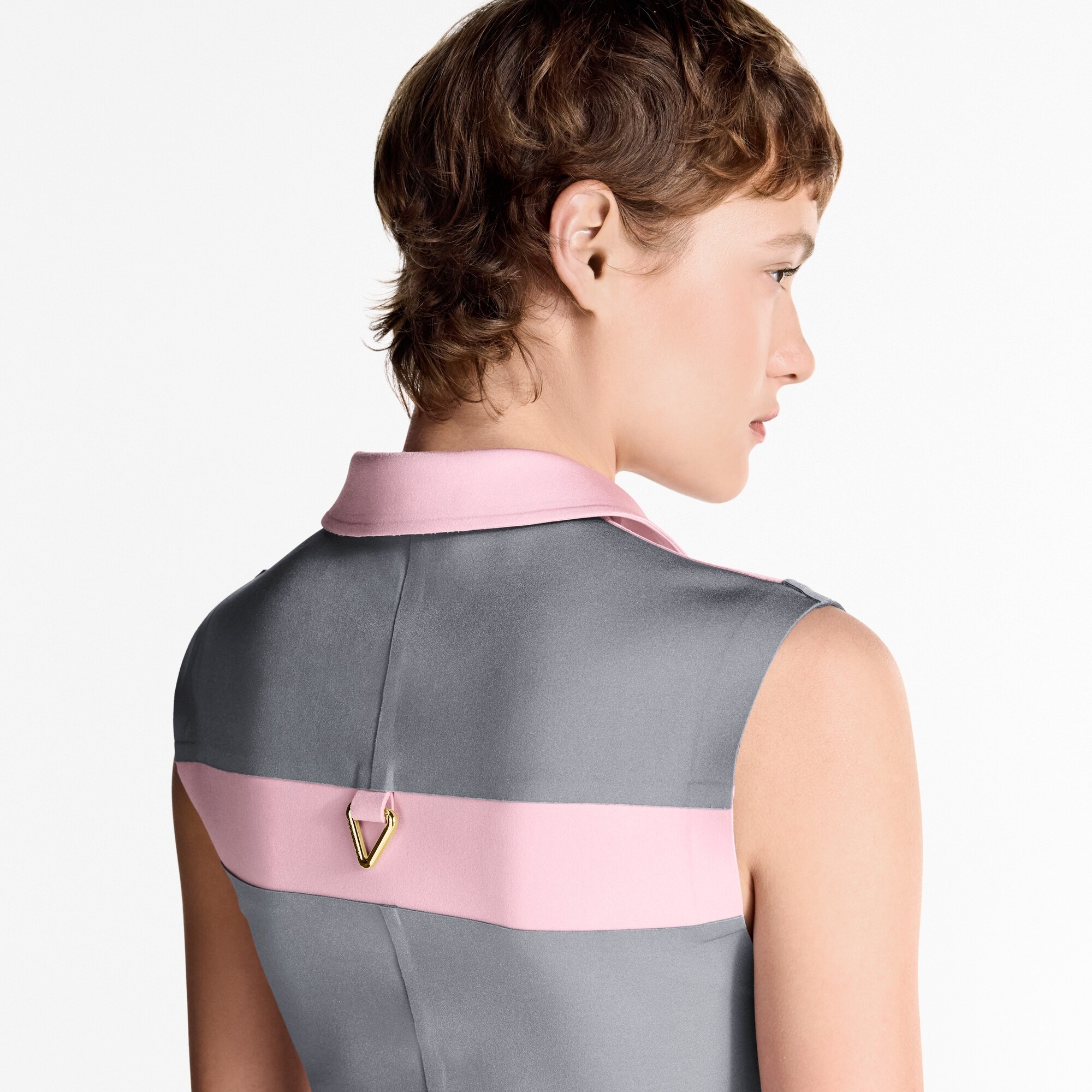 Color-Blocked Technical Jersey Dress - 5