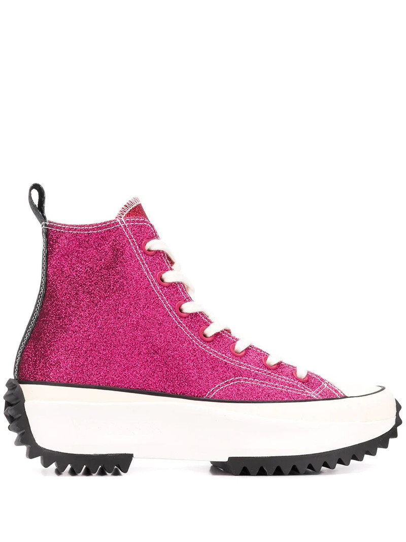 x JW Anderdon Run Star Hike Hi "Glitter Pack" sneakers 1