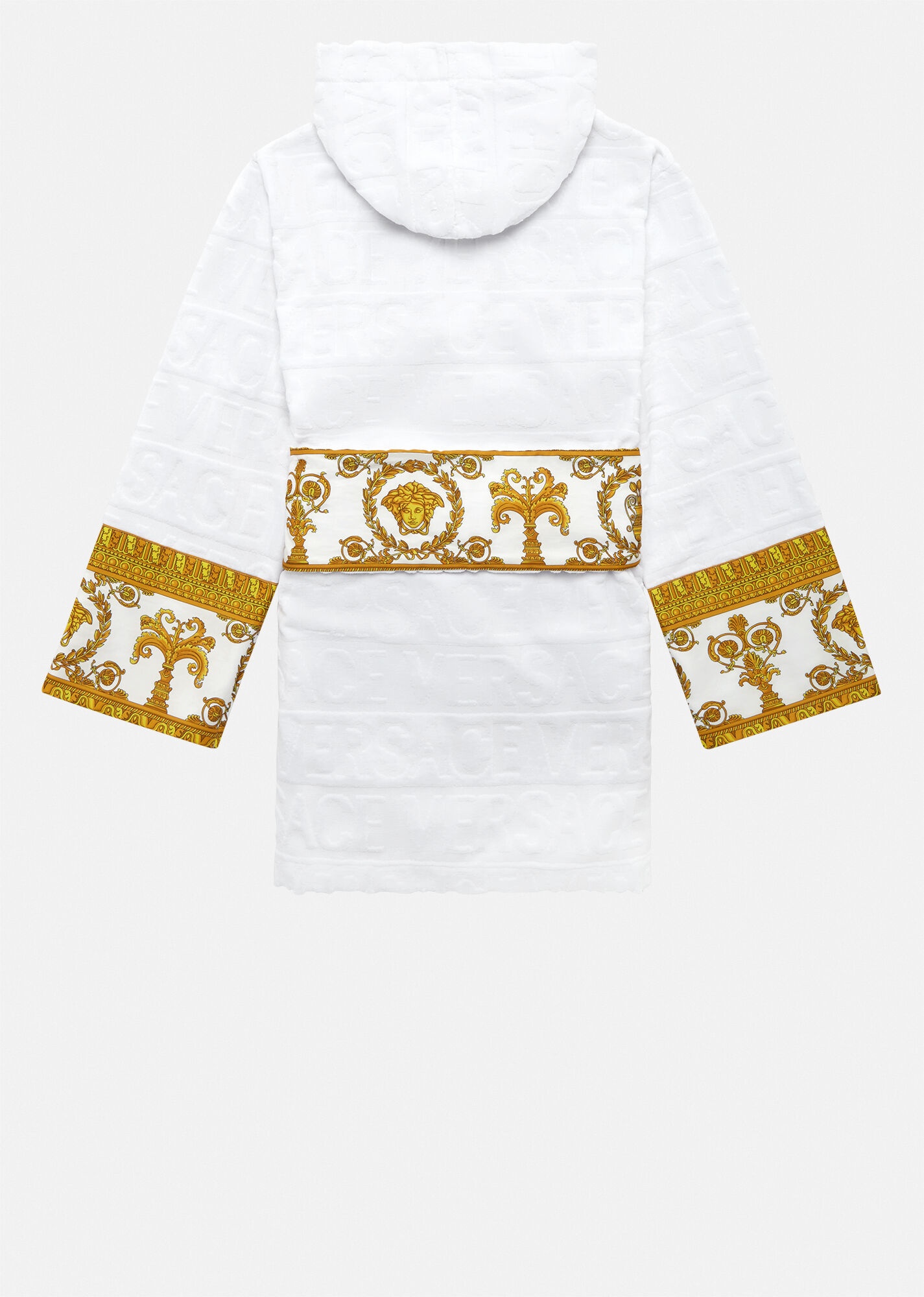 I ♡ Baroque Hooded Bathrobe - 3