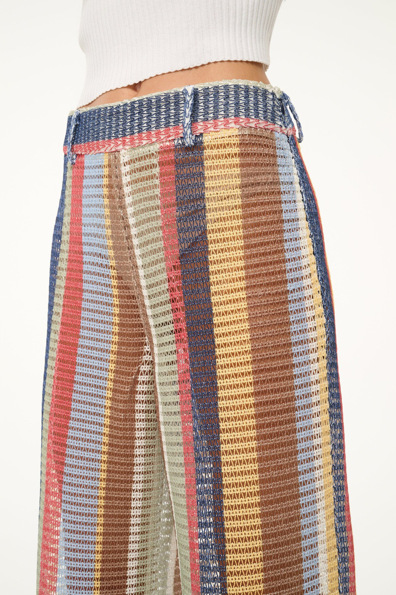 STAUD CORA PANT MARKET STRIPE 6