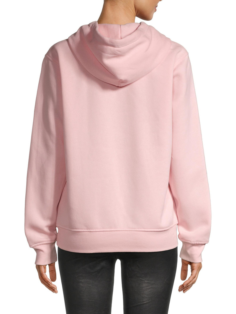 Women's Fuzzy Logo Hoodie - Lotus Blossom 5
