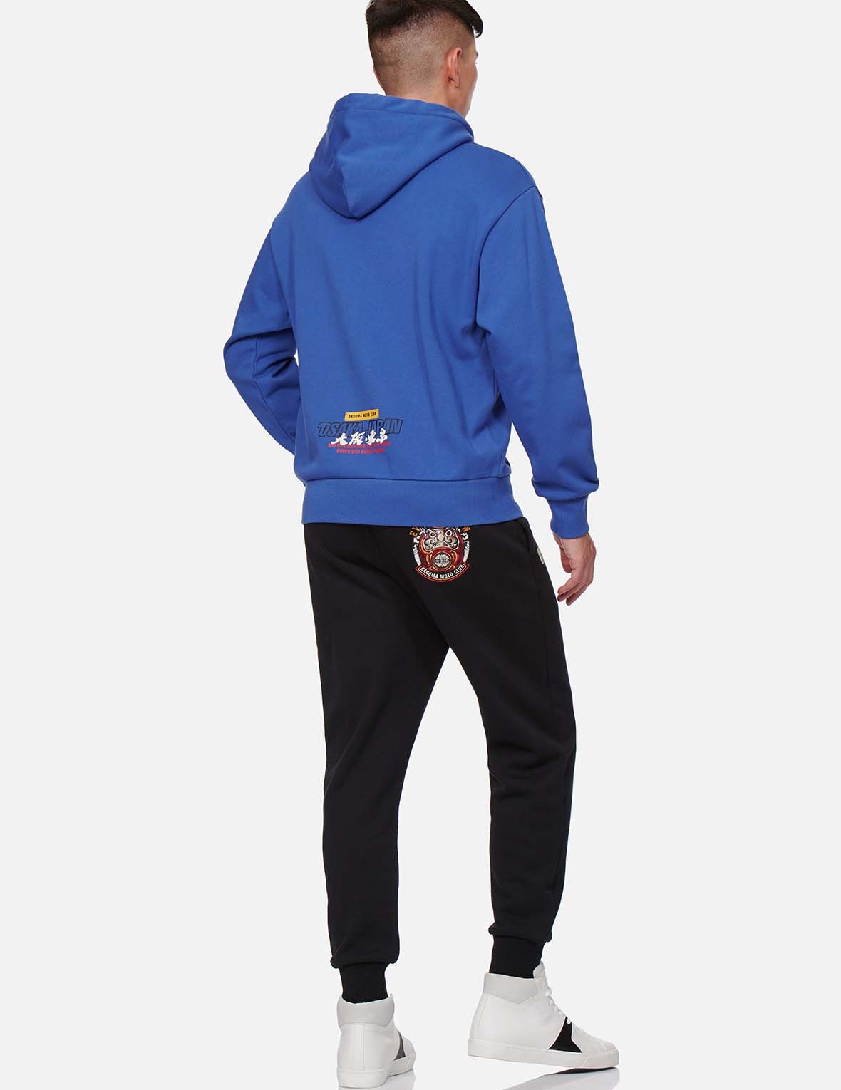 DARUMA BOX PRINT HOODED SWEATSHIRT - 6