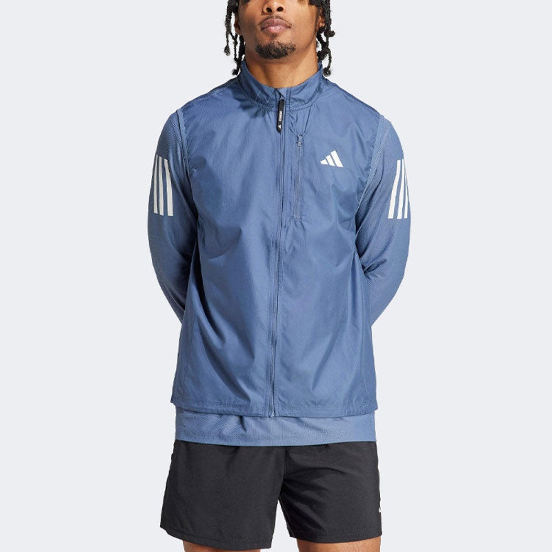 adidas adidas Own the Run Vest Asia Sizing 'Blue' IN1496 outlook