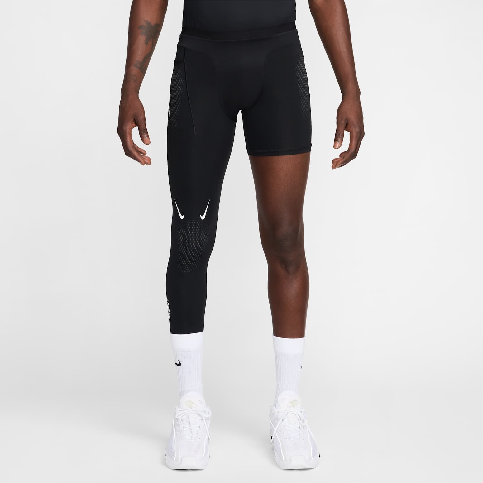 Nike x NOCTA Basketball Single Leg Tights Right 'Black' DN0003-010 - 2