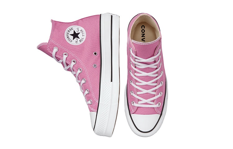 (WMNS) Converse Chuck Taylor All Star Lift High 'Magic Flamingo' 571631C - 5