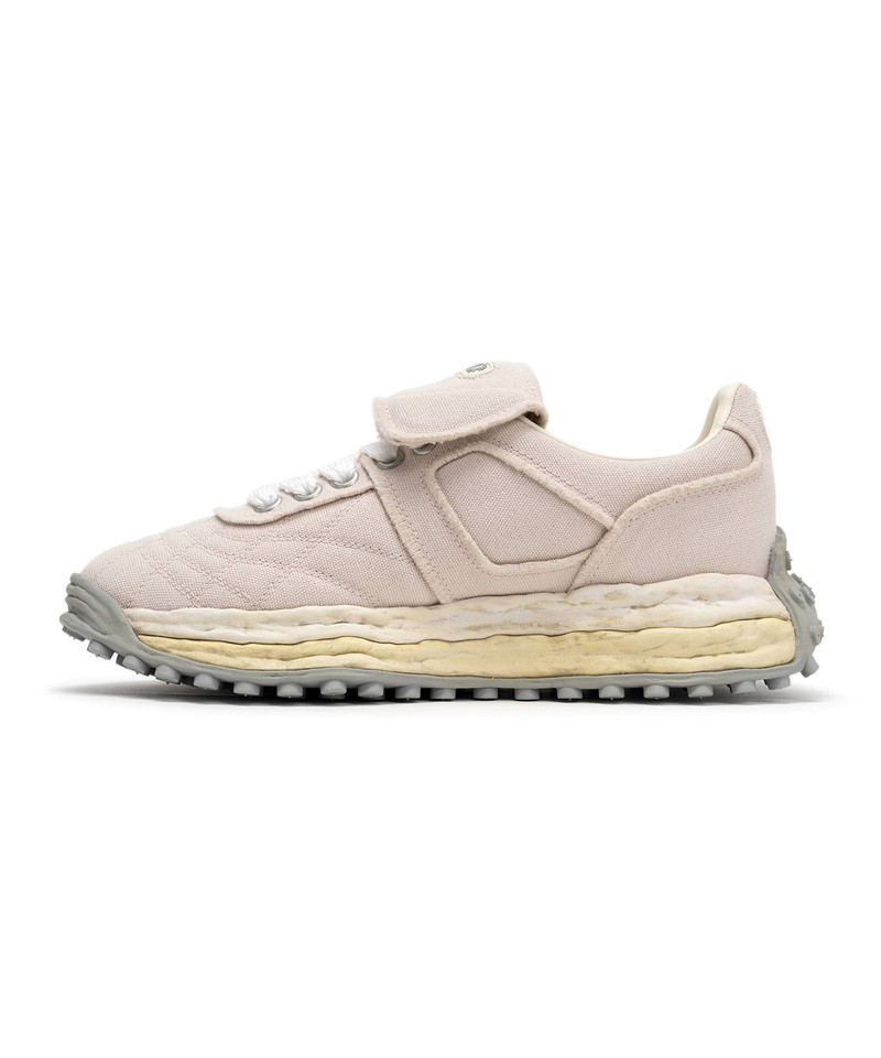 "SCOTT" OG Sole Vintage Effect Embroidered Canvas Low-top Sneaker 17