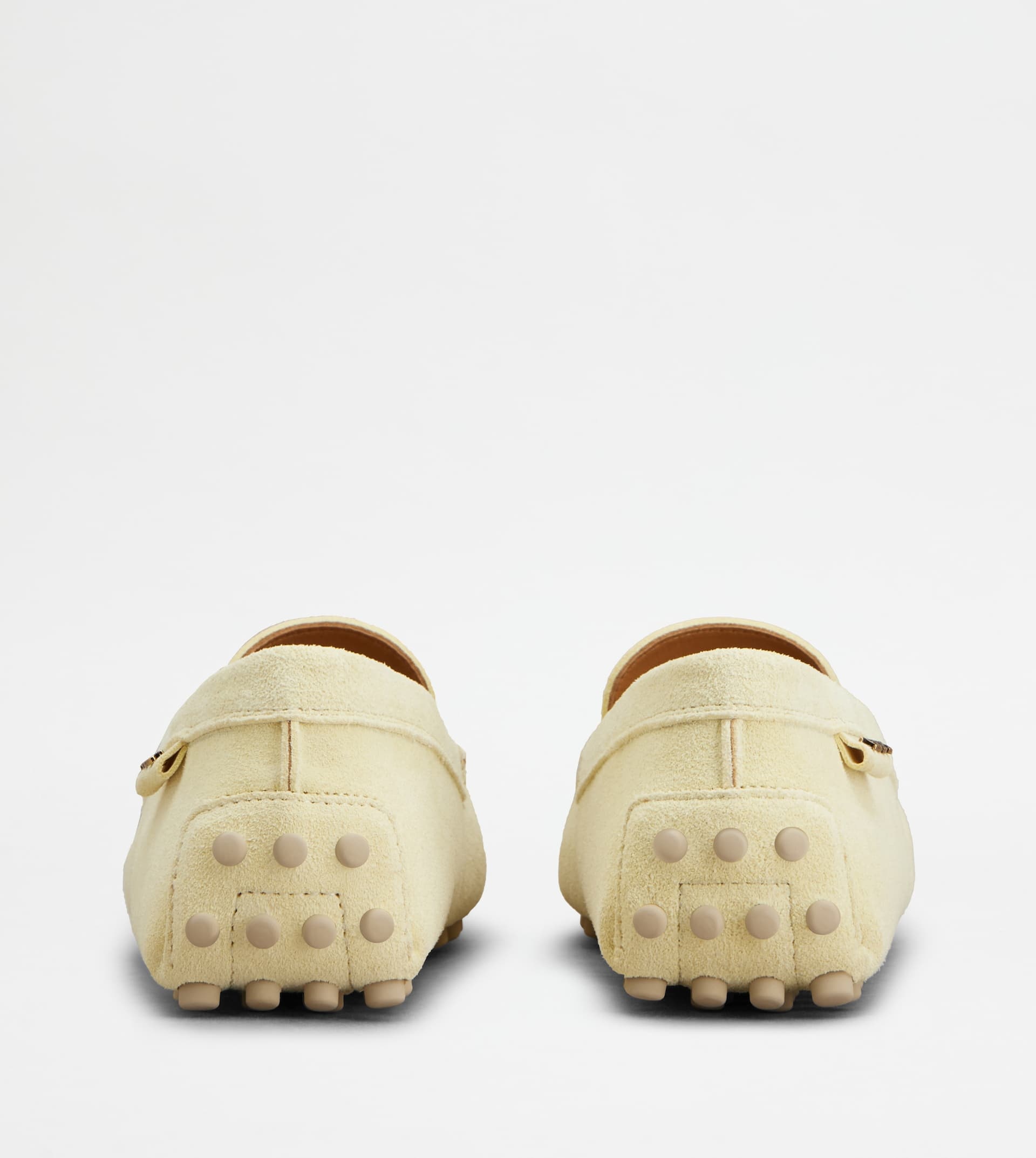 GOMMINO DRIVING SHOES IN SUEDE - YELLOW - 3