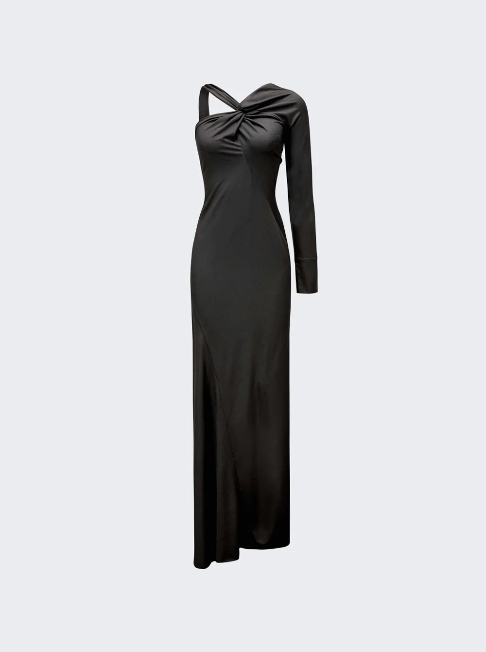 One Shoulder Gown Black - 1
