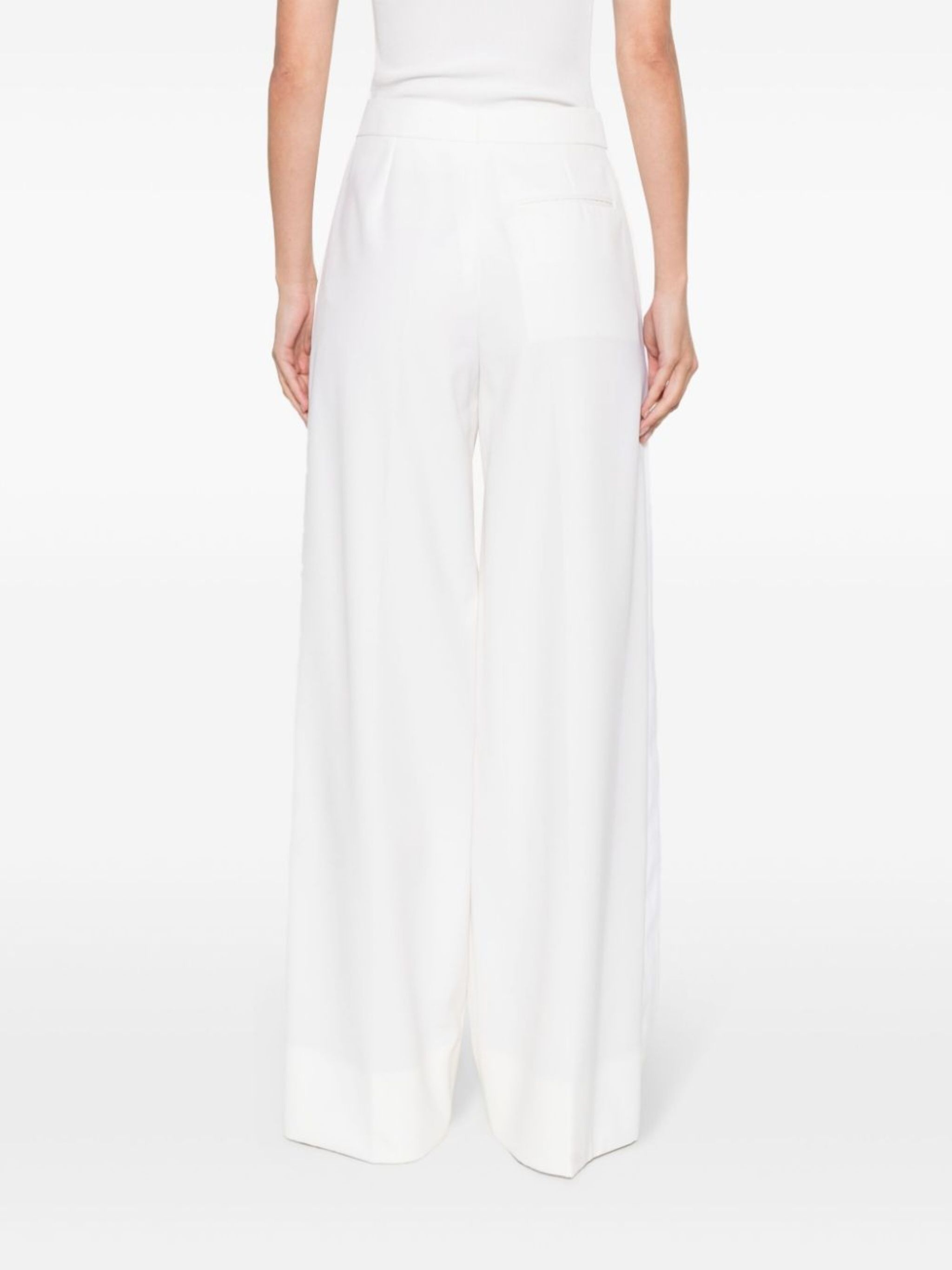 side-stripe palazzo pants - 4