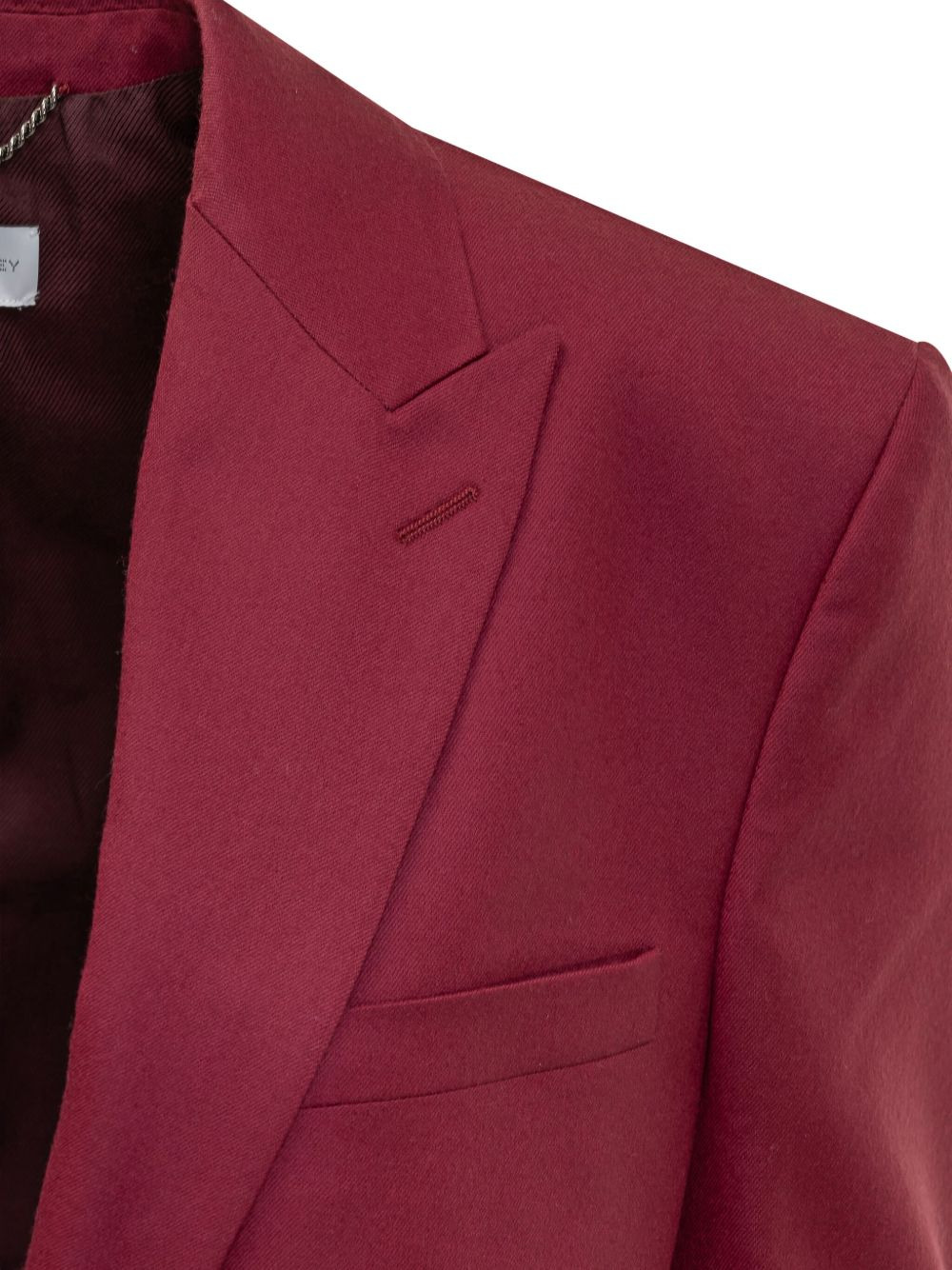 single-breasted wool blazer - 4