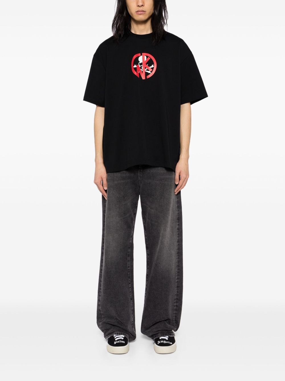 x Kinniku Man logo-print T-shirt - 2