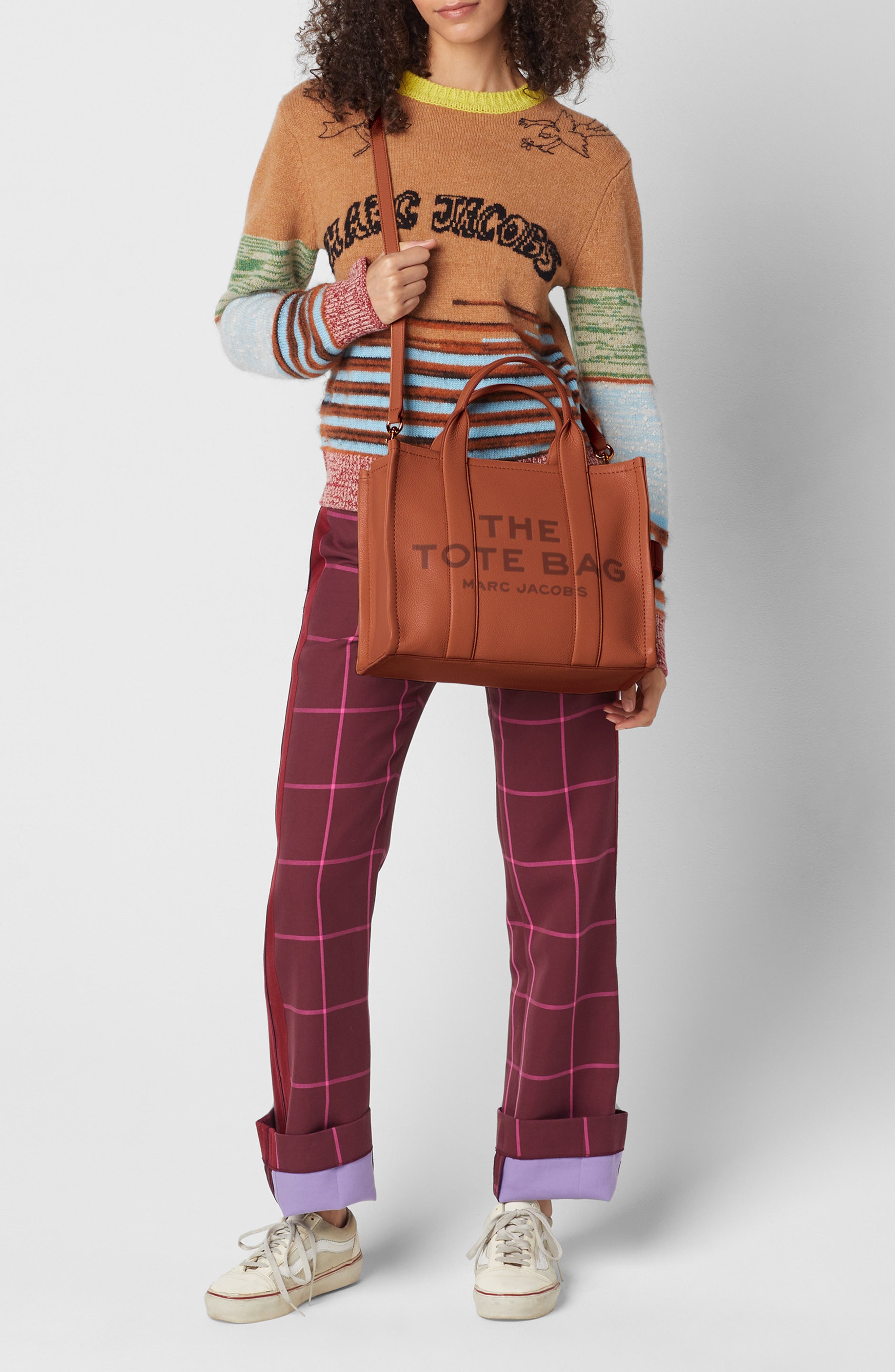 Marc Jacobs The Leather Medium Tote Bag in Argan Oil at Nordstrom - 2