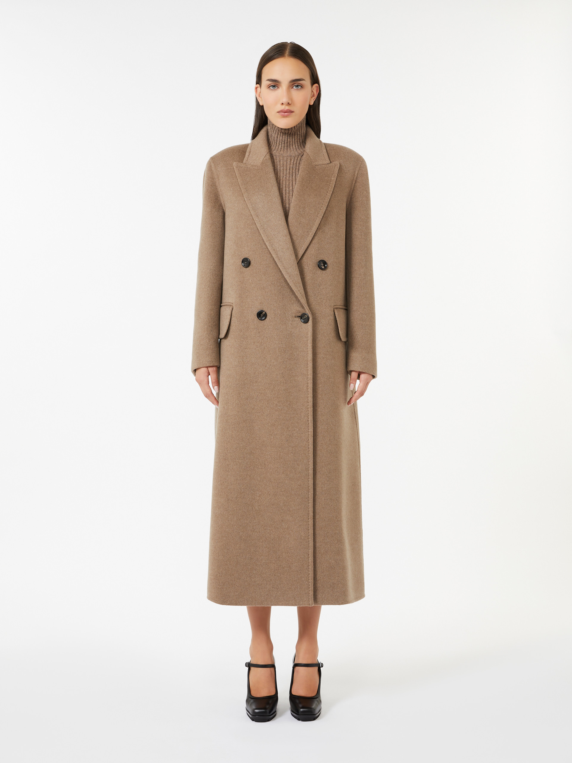 ARMONIA1234 Cashmere broadcloth coat - 3