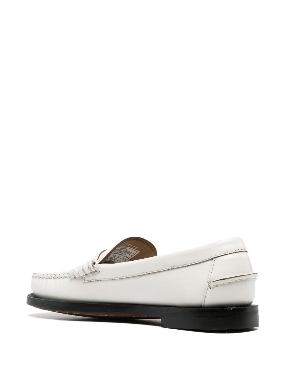 Dan penny-slot flat leather loafers - 3