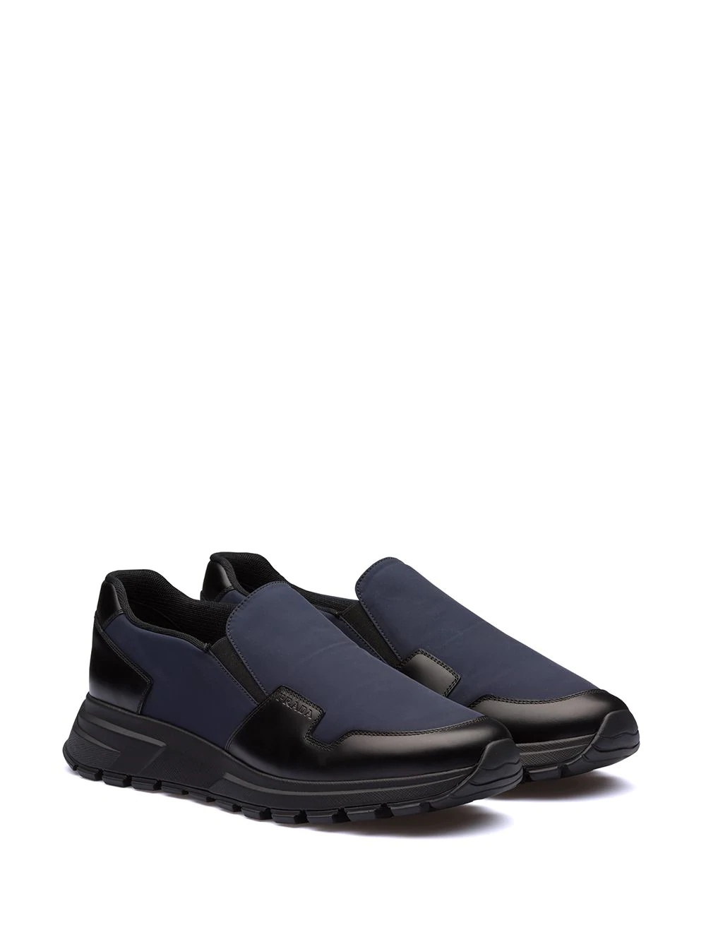 panelled slip-on sneakers - 2