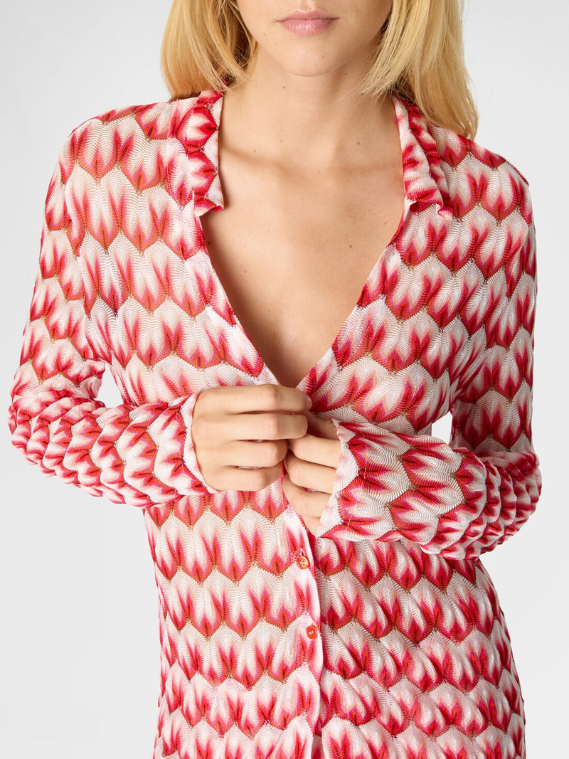 Shirt in viscose with floral pattern 5